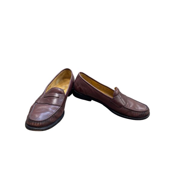 Cole Haan Mens Brown Leather slip on loafer shoes 12M SKU 6835 - Picture 1 of 9
